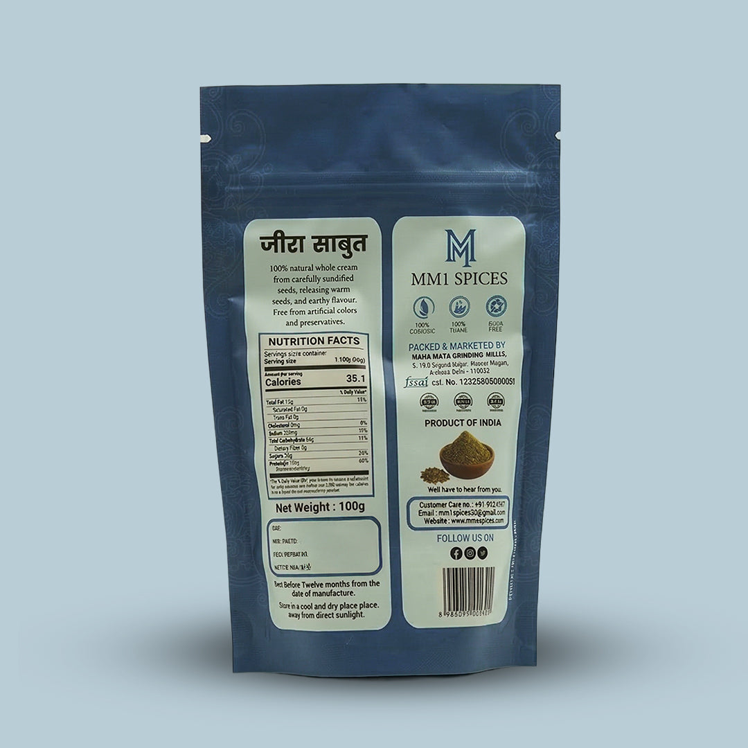 Jeera Sabut - Premium  (Whole Cumin Seeds)